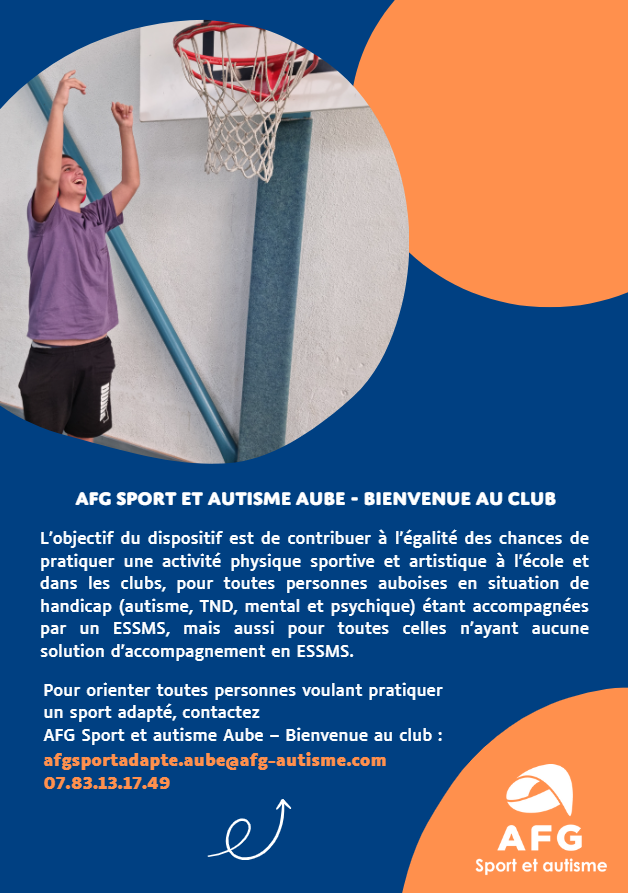 Plaquette AFG Sport et Autisme
